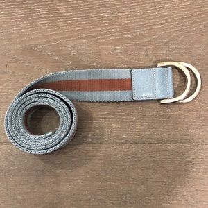 Gucci light blue and brown belt